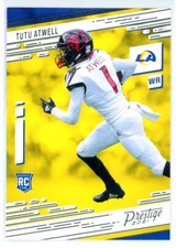 TUTU Atwell 2021 Prestige #222 Rams Rookie SP RC