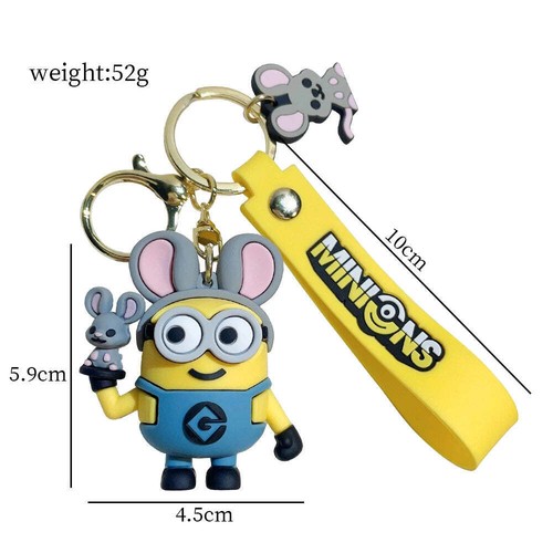 Anime Minions Keychain 12 Chinese Zodiac Series – Cute Cartoon Key Ring Gift - Picture 6 of 18