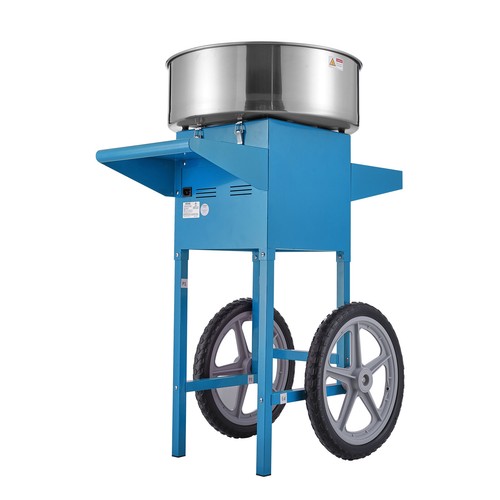 VEVOR Macchina Zucchero Filato Commerciale con Carrello 1000 W Feste in Famiglia - Foto 9 di 12