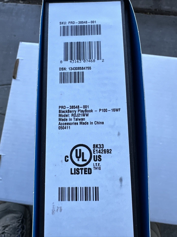 BlackBerry PlayBook 16GB Wi-Fi Tablet 7" Factory Sealed. Never Opened - Image 2 of 3