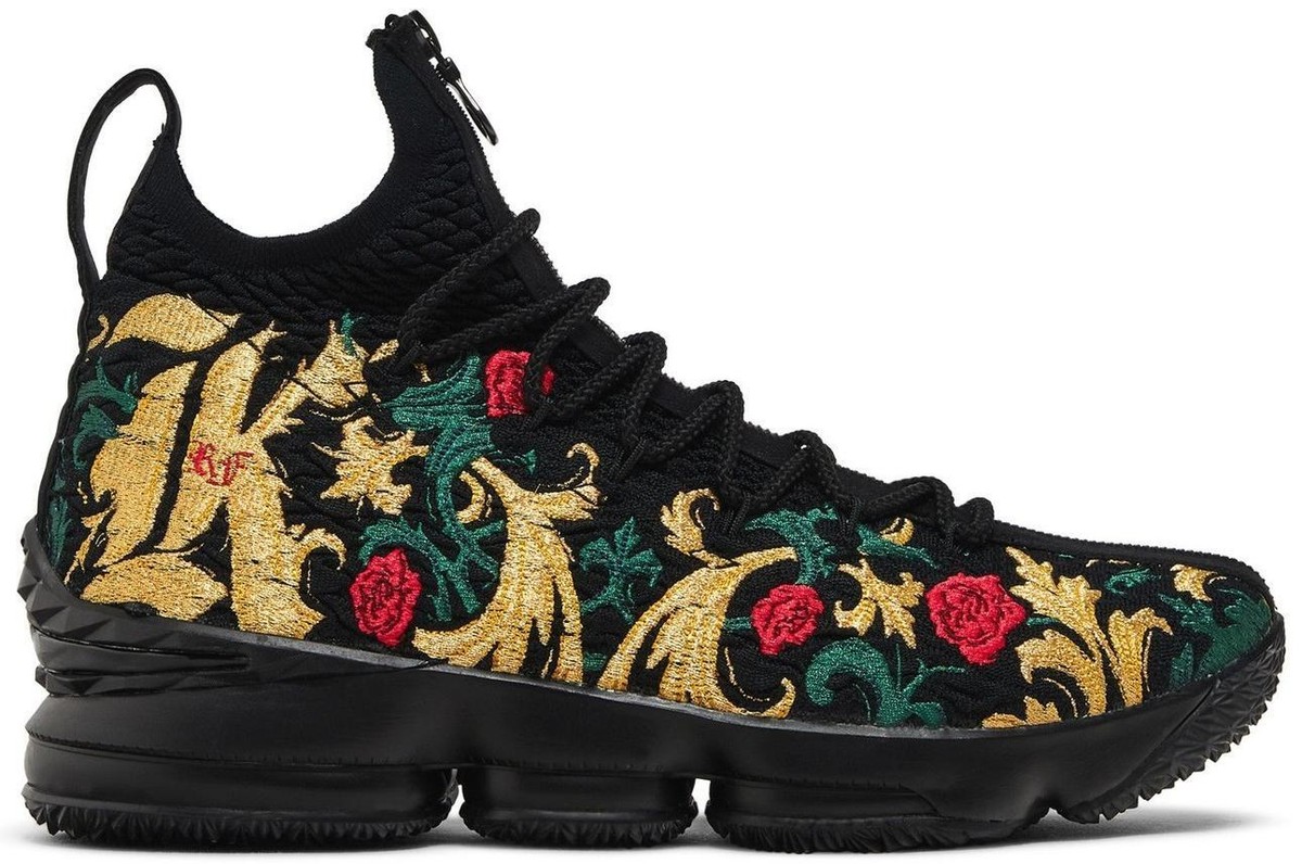 ナイキ レブロン15 ブラック&ゴールド Nike LeBron 15 Black Metallic Gold - Dec 2017 - 897648-006