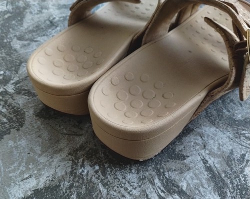 Vionic By Orthoheel Pacific Rio Cork Open Toe Slide Platform Sandal 8 M - Bild 9 von 11