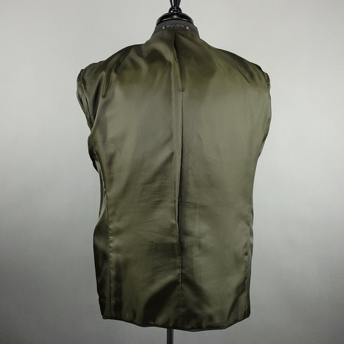 Traje de Colección Jones New York Para Hombre 40R 34W Verde Doble Pecho 2 piezas Lana Años 80 90 - Imagen 6 de 24