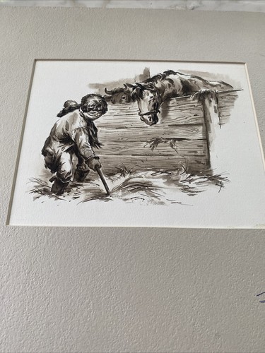 Harve Stein (Amerikanischer Illustrator 1904-1996) Die neue Heimat 1962 Buchillustration - Bild 4 von 7