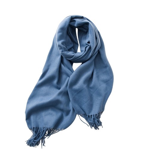 Sciarpa Donna Solido Scialle Avvolgente Testa Lana Cashmere Morbida Inverno Caldo Sciarpe Piatte - Foto 23 di 35