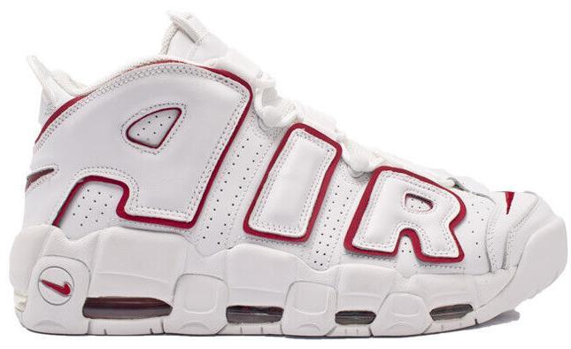 【即発送可】AIR MORE UPTEMPO UNIVERSITY RED Nike Air More Uptempo University Red Black White (PS