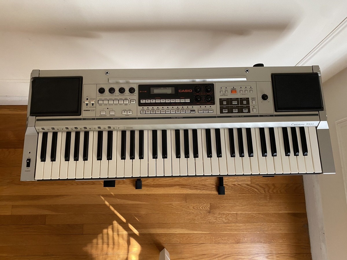 Casio CT 7000 Keyboard Piano Synth Vintage 1983 Made in Japan Stand eBay