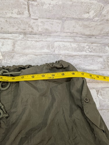 Automet Women's L Drawstring Waist Parachute Pants Olive Green NEW - Picture 7 of 10