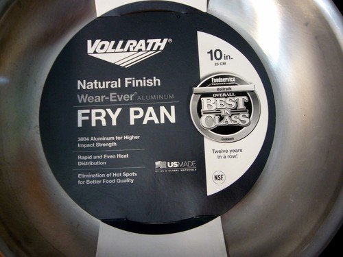 Vollrath 4010 Wear-Ever® 10" Aluminum Fry Pan Omelet Skillet Professional NEW - Picture 2 of 4