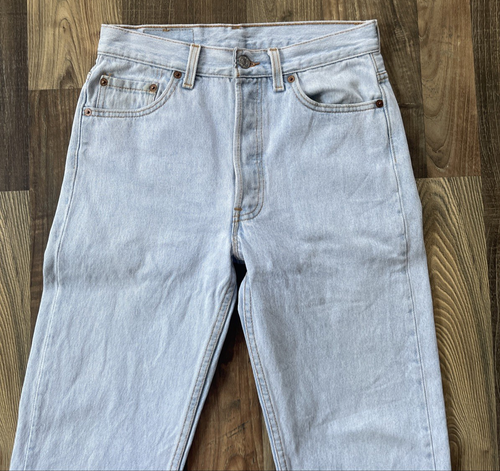 Levi's 501 size W28 L29 Button Fly 501-0134 Made in USA 90s - Picture 8 of 15