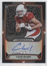2019 Panini Obsidian Rookie Electric Etch Orange 40/75 Caleb Wilson Auto tl3