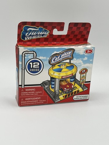 Turbo Wheels CAR WASH 1:64 Scale Mini Play Set - NEW -