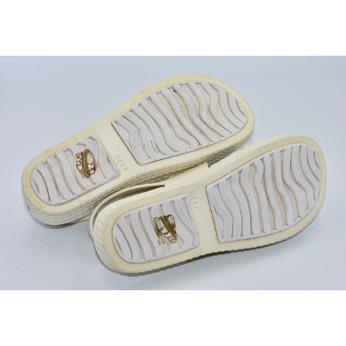 Reef Water Vista Slingback Ivory/White Comfort Walking Open Toe Sandal Size 7 - Picture 7 of 7