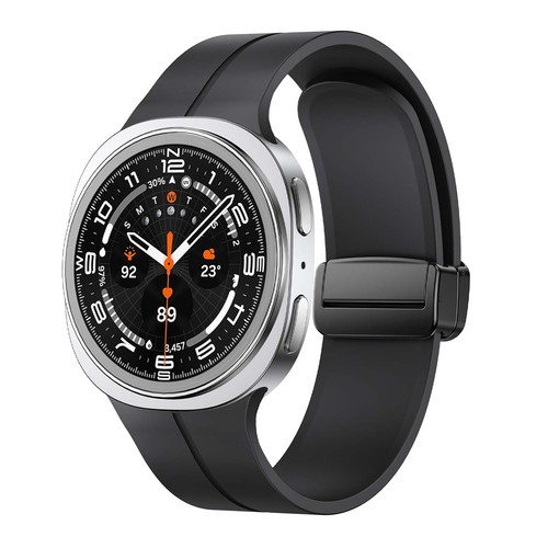 Band Fr Samsung Galaxy Watch 8 40/44mm Comfortable Magnetic Silicone Watch Strap - Picture 17 of 20