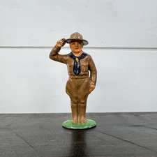 Vintage Barclay B183 802 Boy Scout Saluting