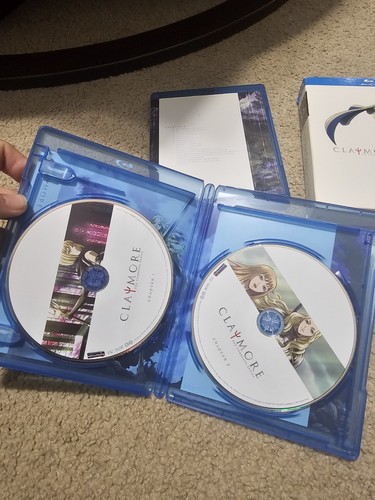 Claymore Complete Series Blu-Ray English Dub/Sub Anime Box Set Used See Pics XX - Foto 15 di 21