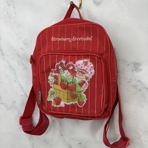 Vintage Strawberry Shortcake 2003 Mini Rucksack Y2K 2000er rot Nostalgie Kern - Bild 2 von 21