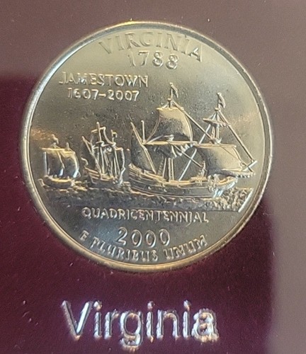 2000 Commemorative Quarters Set Denver With COA And Box LT#121 - Picture 4 of 7