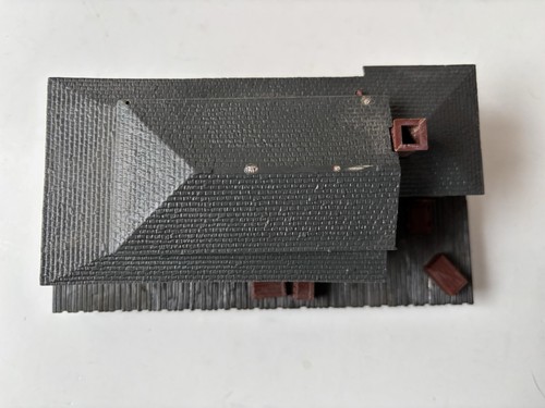 Vintage Revell HO Scale Freight Station Trackside Building Built - Picture 7 of 8