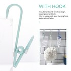  10 stücke Einfache farbige kunststoffbeschichtete Clip mit Haken