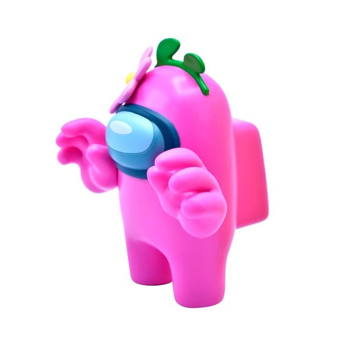 Just Toys LLC Among Us Sammelfigur (rosa und Blume) - Bild 7 von 7