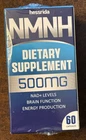 NMNH 500mg NAD+ Booster Cellular Energy HIGH POTENCY DNA Repair 60-Ct Exp: 03/27