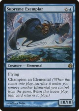 Supreme Exemplar Morningtide PLD Blue Rare MAGIC THE GATHERING CARD ABUGames