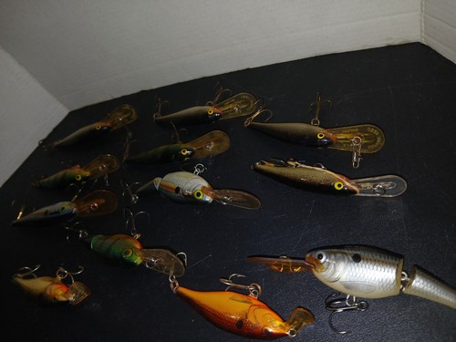 RIESIGE Menge 12 Rapala Shad Rap Deep Runner SR 7 8 Angelköder GELENK FLACH - Bild 20 von 20