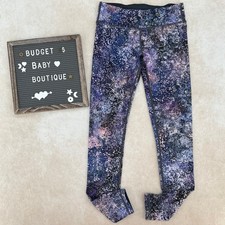 IVIVVA Purple Galaxy Active Leggings Size 12