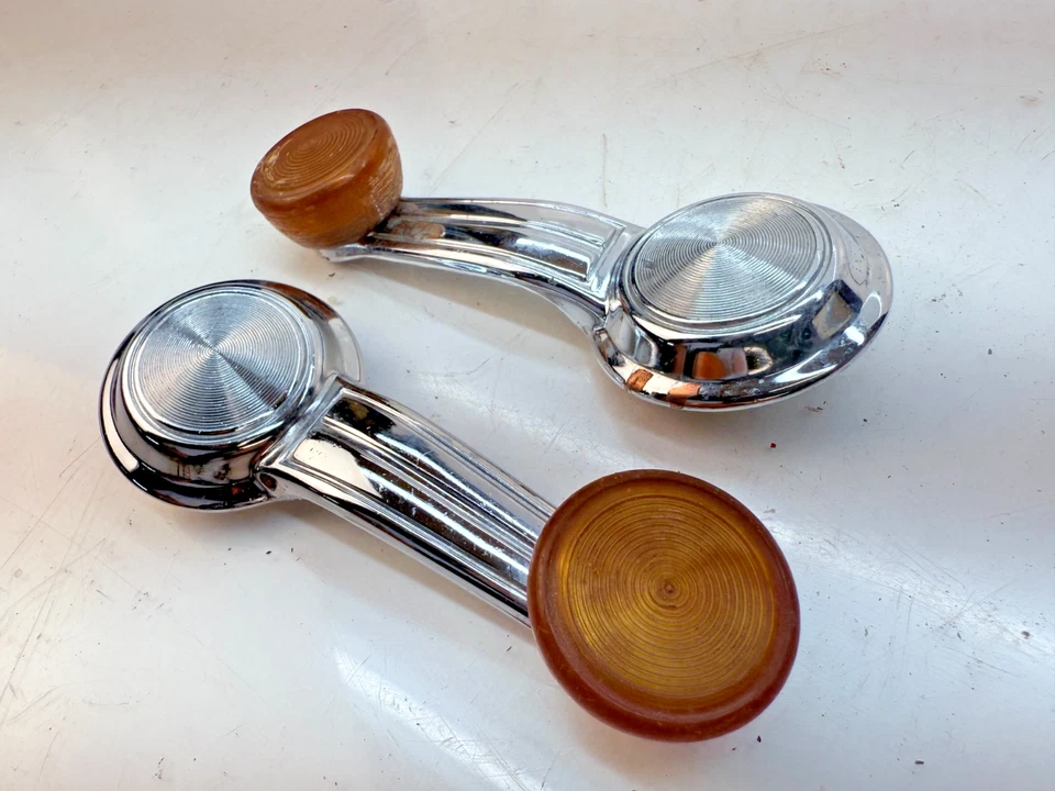 Manivela de ventana de puerta Corvette 1967-1981 GTO Chevelle Impala Cutlass B79-10 Foto 3 de 4