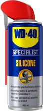 WD-40 Specialist Silicone Spray Lubricant 400ml Can Versatile All-Weather 24.98 per litre