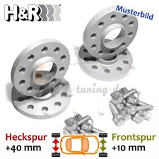 H&R Spurplatten vorne 10mm, hinten 40mm p.A. für VW EOS 1F7 1F8 :: 2006 >> 2015