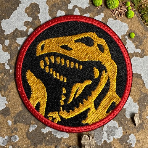 Mighty Morphin' Power Ranger Red Ranger Coin Logo Embroidered Patch 3.5" X 3.5" - Picture 2 of 7
