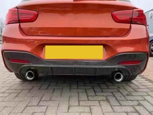 Carbon Fiber 3D Style Rear Diffuser for BMW F20 1-Series Pre-LCI M Sport Bumper - Picture 4 of 4