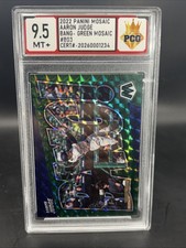 2022 Panini Mosaic - Bang! Aaron Judge #BG-3 Green Mosaic Prizm