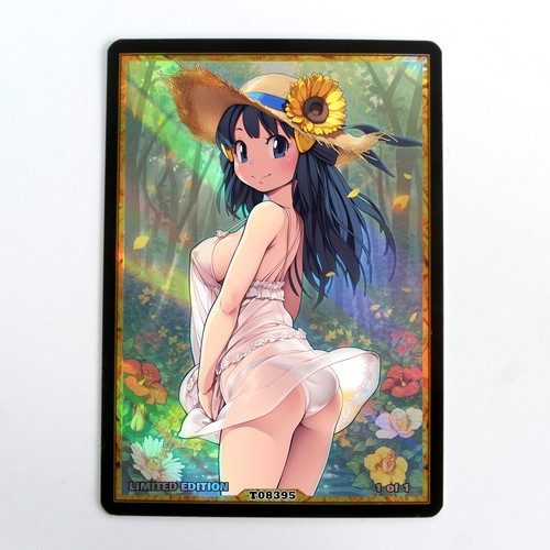 DAWN Waifu Anime Card LIMITED 1/1 Custom TCG Holo Goddess Story ACG T08395