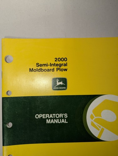 JOHN DEERE 2000 Semi-Integral Moldboard Plow OPERATOR'S MANUAL OM-N200112 Iss A8 - Picture 3 of 8