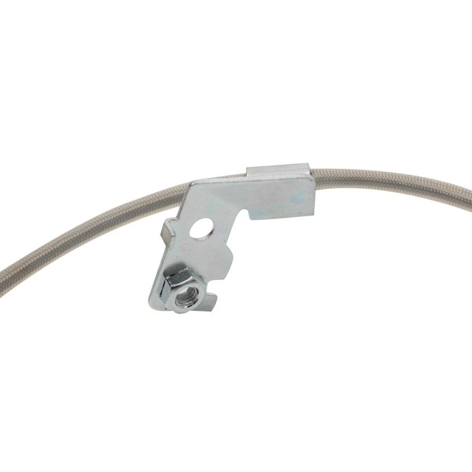 Juego de mangueras de freno delanteras de acero inoxidable para 07-14 Chrysler 07-14 Dodge 07-17 Jeep Foto 2 de 4