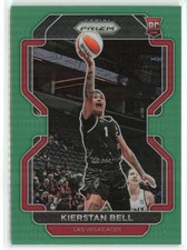 Kierstan Bell RC 2022-23 Panini Prizm WNBA Green Las Vegas Aces #191