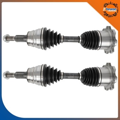 2x CV Axle Assembly Front For 2015-2019 GMC Sierra 2500 HD V8 6.0L 22813485