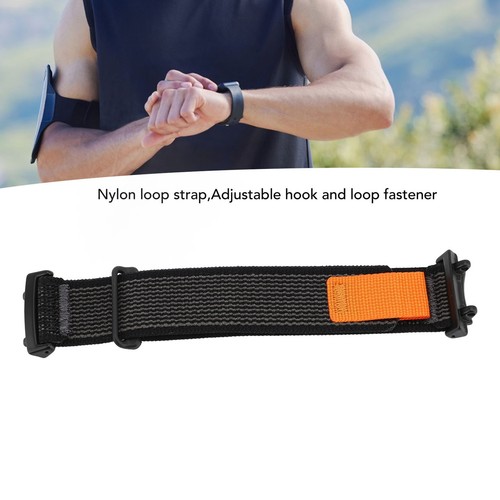 Nylon Sport Loop Watch Band for T Rex 3 Hook and Loop Fastener Wristband Strap - Picture 11 of 24