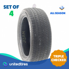 Set Of 4 Used 25550r20 Bridgestone Alenza Sport As 105h - 732 Set Of 4 Used 25550r20 Bridgestone Alenza Sport As 105h - 732