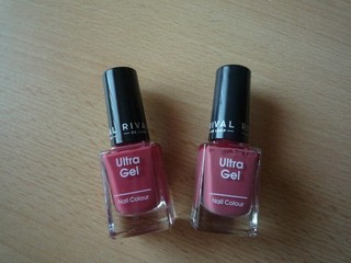2 Trendige Nagellacke ULTRA GEL von RIVAL de Loop in "Rosé" Nr. 7 41 NEUWARE