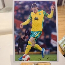 Przemyslaw Placheta Norwich City Genuine Hand Signed 7x5 bordered photo Autograp