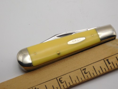 Case 1974 6 Dot Yellow Torpedo Jack Knife NM 3299 1/2 - Picture 4 of 4
