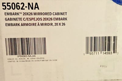 #ad #ad Kohler K 55062 NA Embark 20quot; x 26quot; Frameless Single Door Medicine Cabinet $114.99