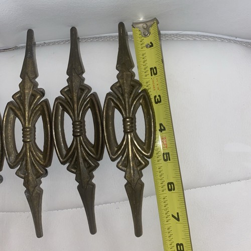 Vintage MCM Messing Schrankgriffe Griffe Menge 4 Kostenloser Versand Selten! - Bild 6 von 20