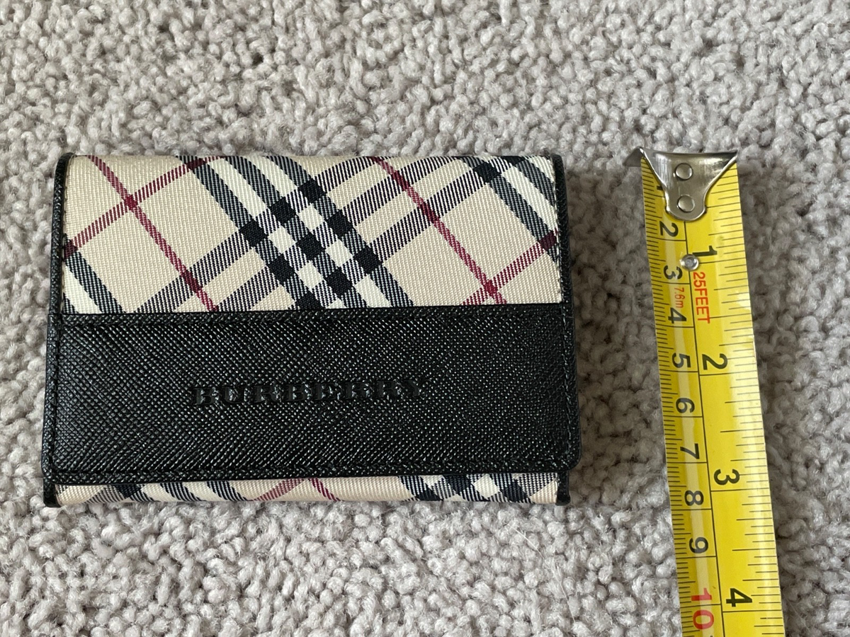 Brand New Burberry Nova Check Folding Card Case from Japan