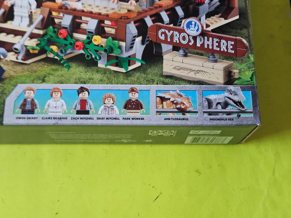 LEGO Jurassic World: Indominus Rex vs. Ankylosaurus (75941) - Brand New Sealed - Image 2 of 4