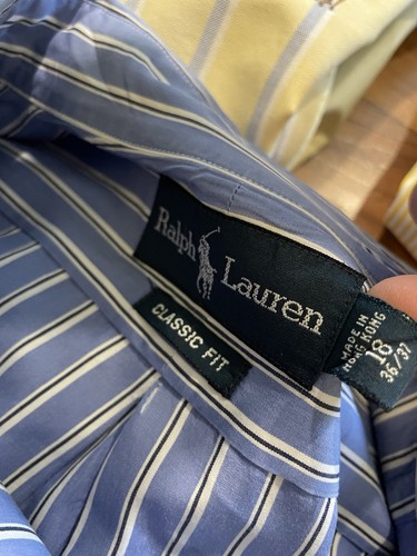 Polo Ralph Lauren Herren Hemd Paket klassisch Pony Knopfleiste - Größe 18 36/37 - Bild 12 von 19